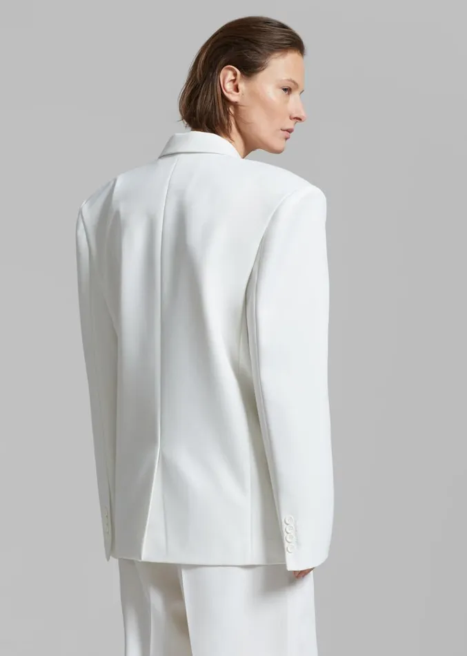 The Frankie Shop Jun Blazer 8211 White Women Clothing
