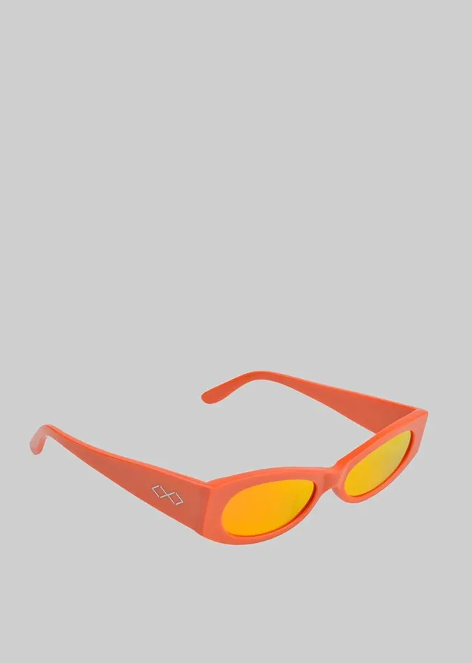 The Frankie Shop Karen Wazen Ciara Sunglasses 8211 Carrot Women Accessories