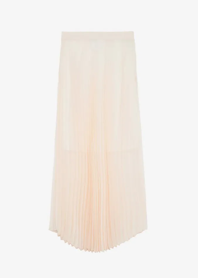The Frankie Shop Kaya Pleated Maxi Skirt 8211 Beige Women Clothing