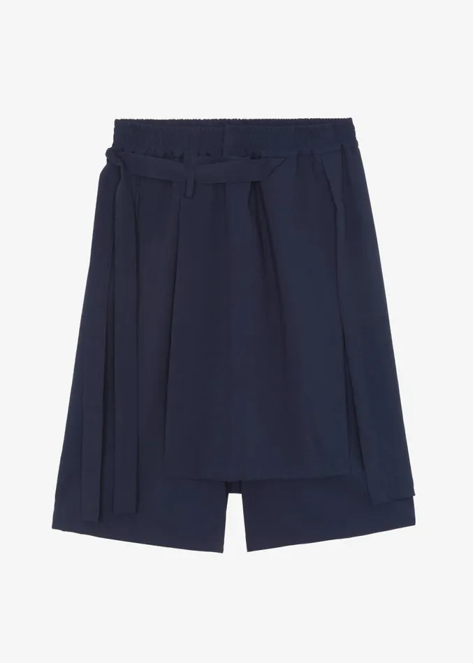 The Frankie Shop Keanu Light Wrap Shorts 8211 Blue Men Bottoms