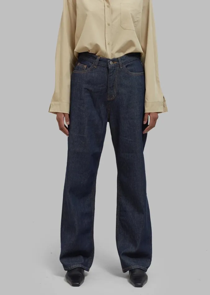The Frankie Shop Laris Jeans 8211 Indigo Women Clothing