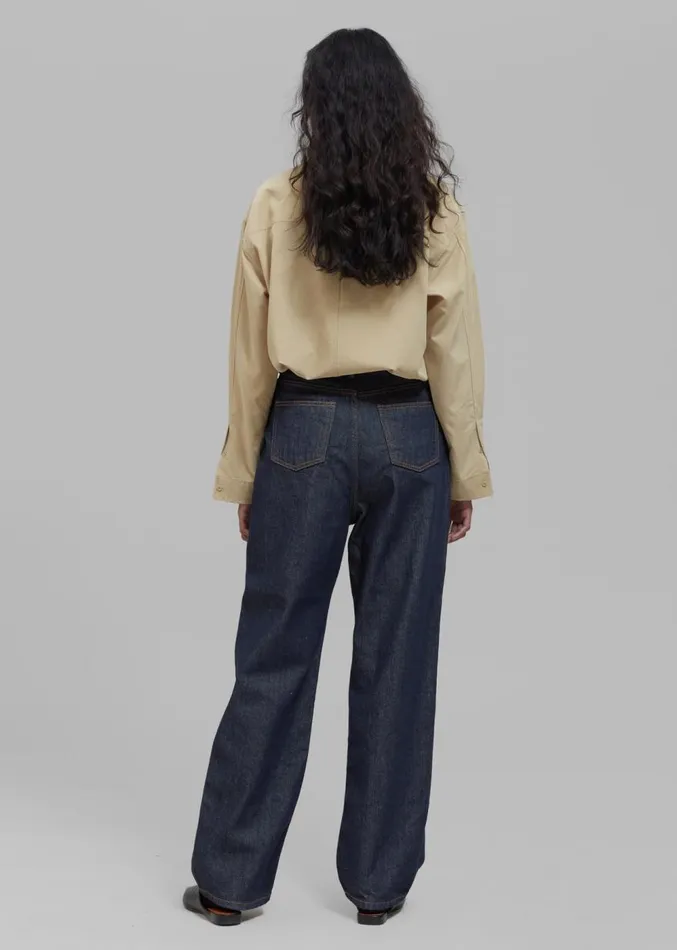 The Frankie Shop Laris Jeans 8211 Indigo Women Clothing
