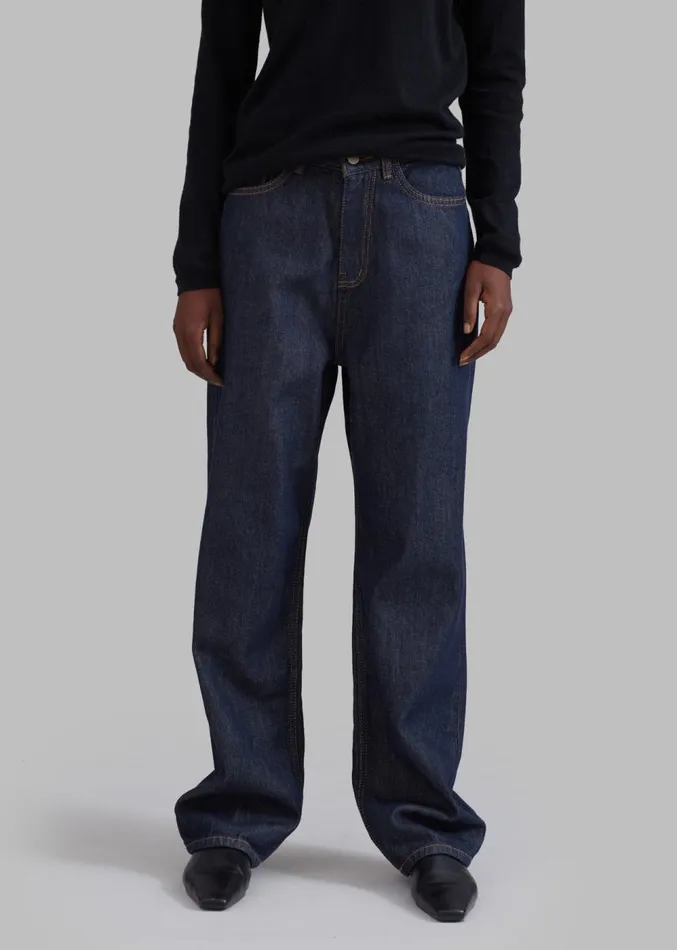 The Frankie Shop Laris Jeans 8211 Indigo Women Clothing