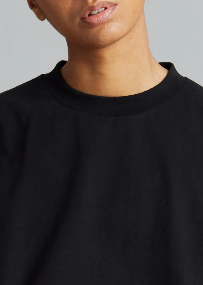 The Frankie Shop Lou Oversized Tee Dress 8211 Black Women Dresses