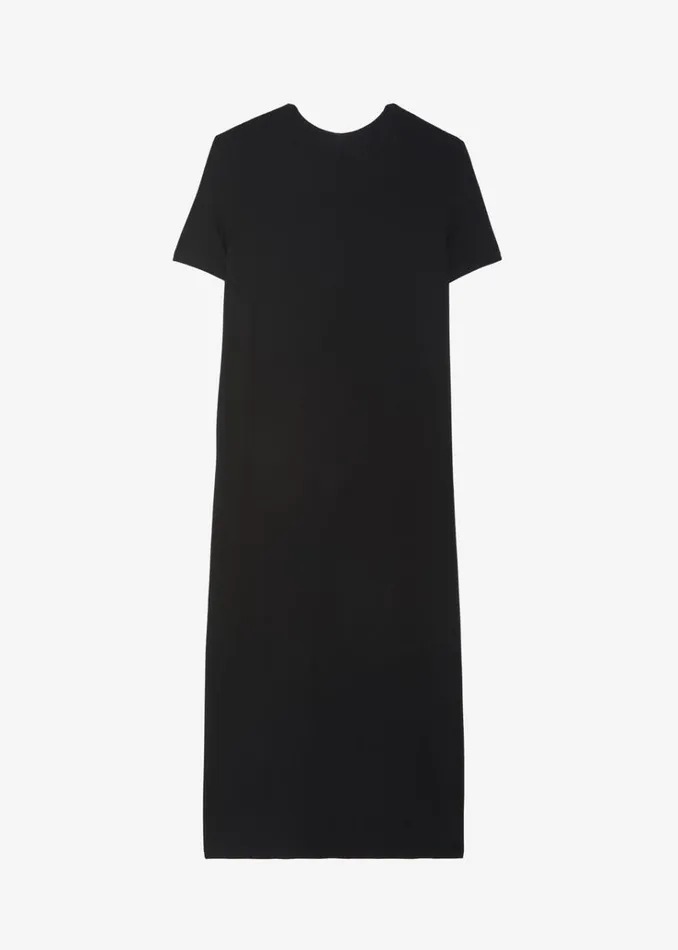 The Frankie Shop Lou Oversized Tee Dress 8211 Black Women Dresses