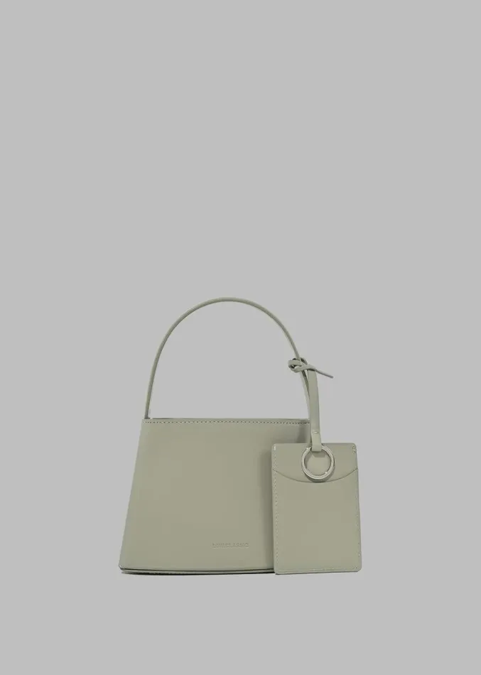 The Frankie Shop Low Classic New Mini Curve Bag 8211 Greyish Green Women Accessories The Frankie Shop Low Classic New Mini Curve Bag 8211 Greyish Green Women Accessories