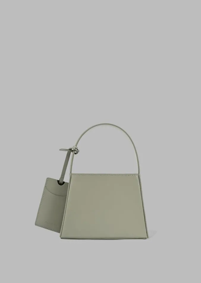 The Frankie Shop Low Classic New Mini Curve Bag 8211 Greyish Green Women Accessories