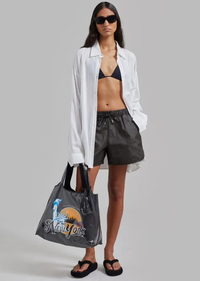 The Frankie Shop Lowen Shorts 8211 Charcoal Women Bottoms