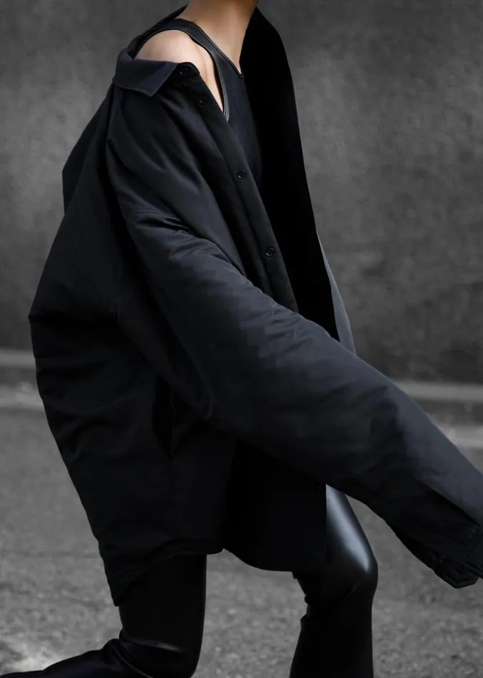 The Frankie Shop Maine Padded Shirt Jacket 8211 Black MenWomen Outerwear
