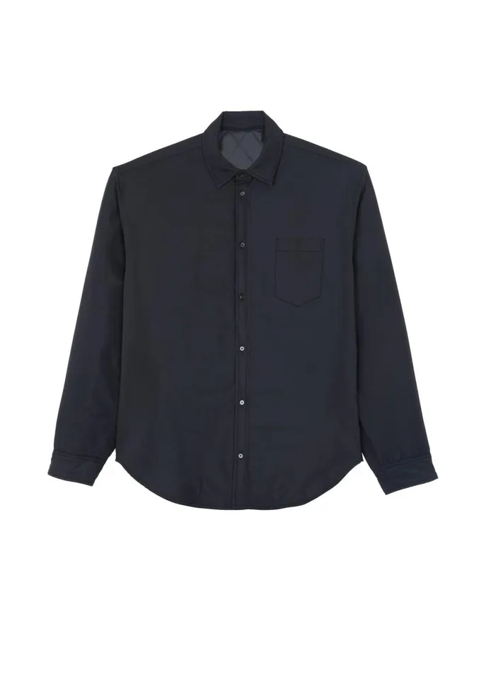 The Frankie Shop Maine Padded Shirt Jacket 8211 Black MenWomen Outerwear