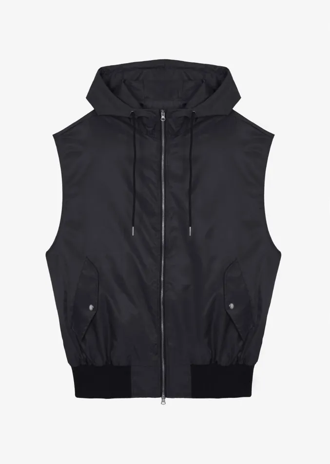 The Frankie Shop Maverick Pocket Vest 8211 Black Men Clothing