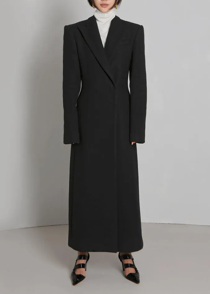 The Frankie Shop Melva Coat 8211 Black Women Clothing