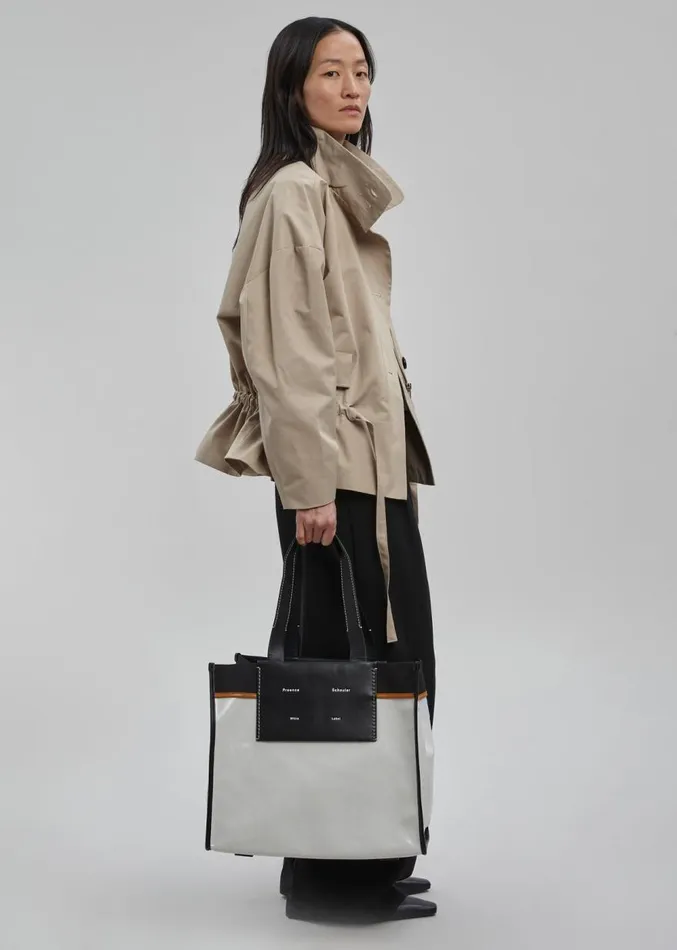 The Frankie Shop Myro Drawstring Jacket 8211 Beige Women Clothing