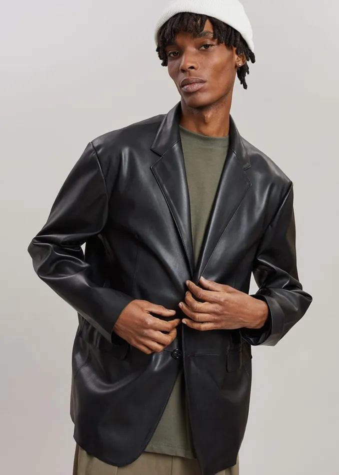 The Frankie Shop Olympia Blazer 8211 Black MenWomen Outerwear
