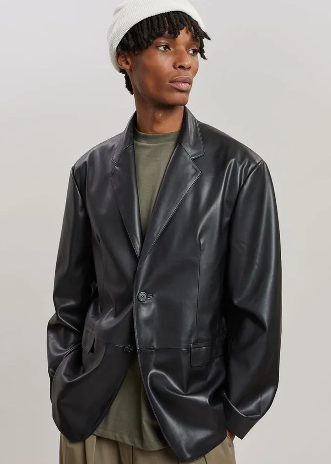 The Frankie Shop Olympia Blazer 8211 Black MenWomen Outerwear