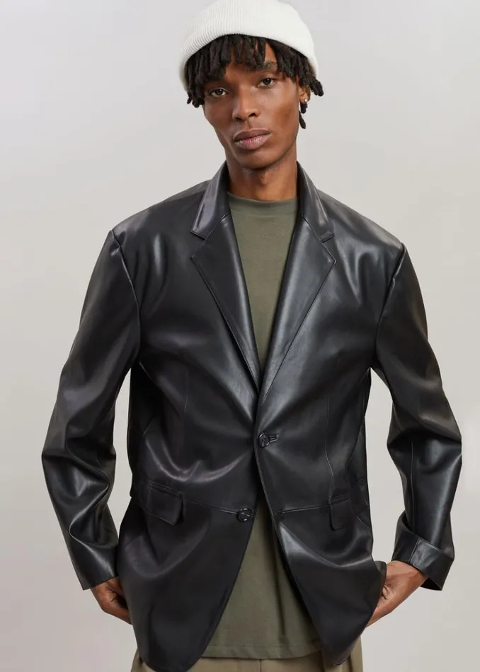 The Frankie Shop Olympia Blazer 8211 Black MenWomen Outerwear