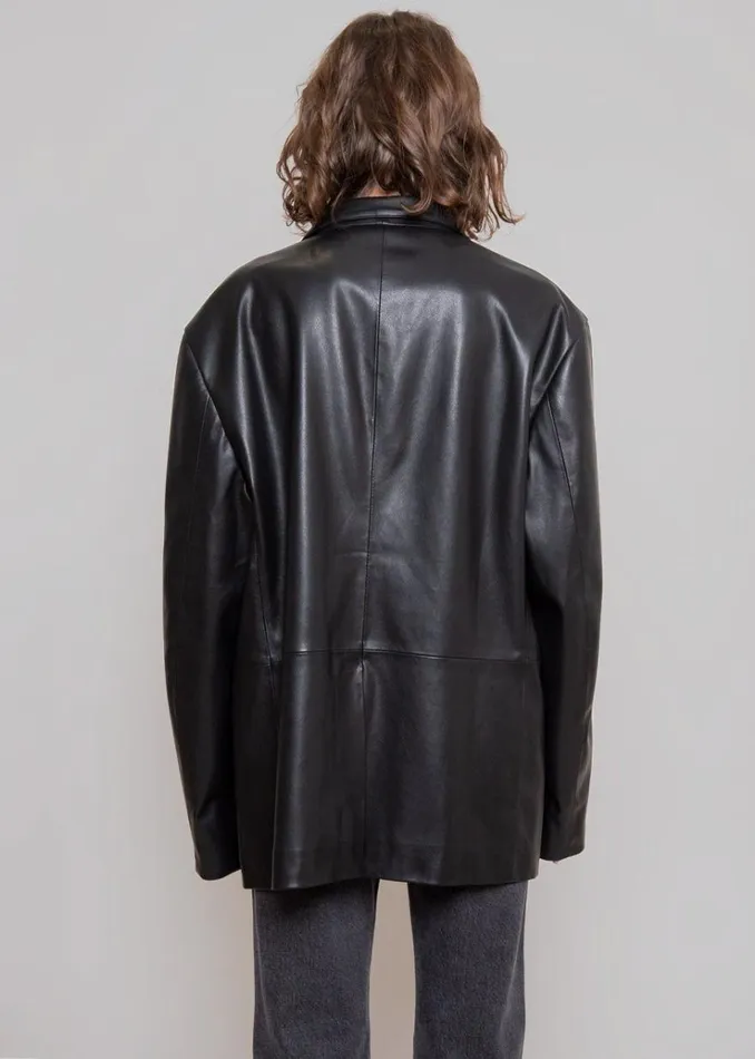 The Frankie Shop Olympia Blazer 8211 Black MenWomen Outerwear