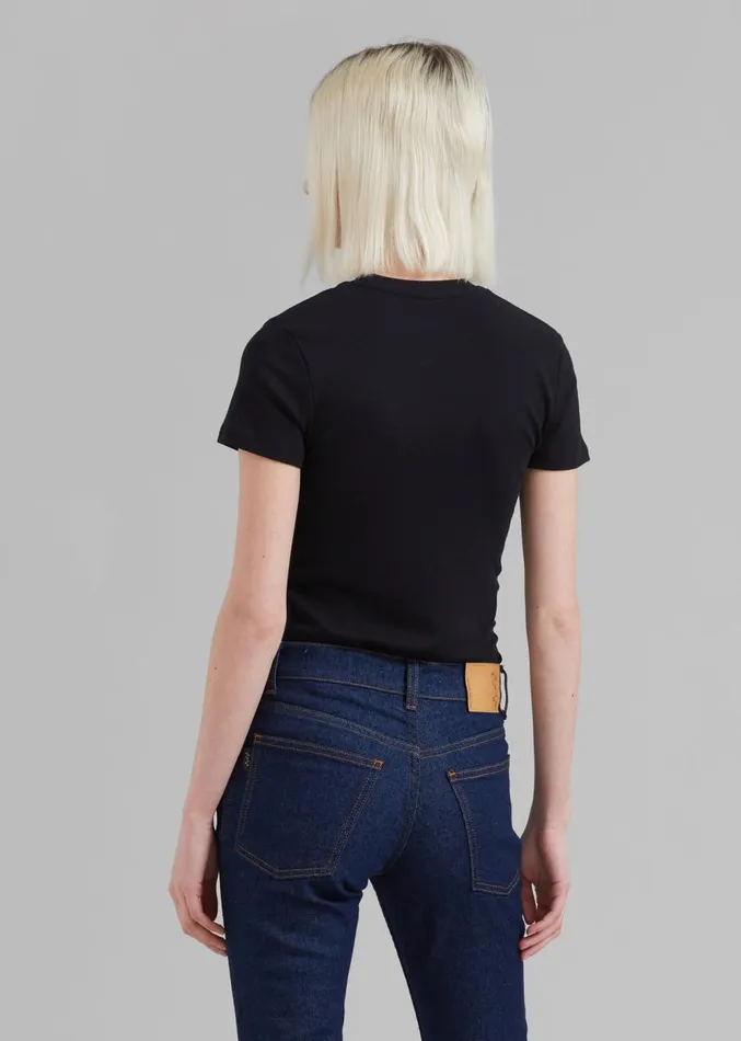 The Frankie Shop Palmira Tee 8211 Black Women Clothing