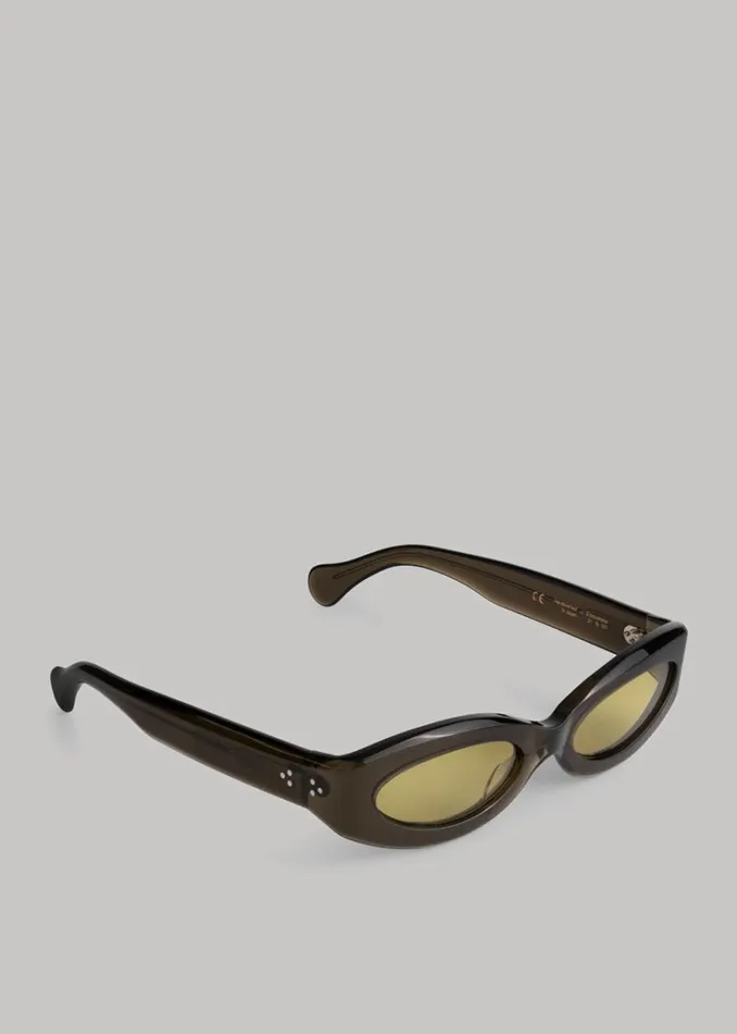 The Frankie Shop Port Tanger Crepuscolo Sunglasses 8211 Cardamom MenWomen Accessories