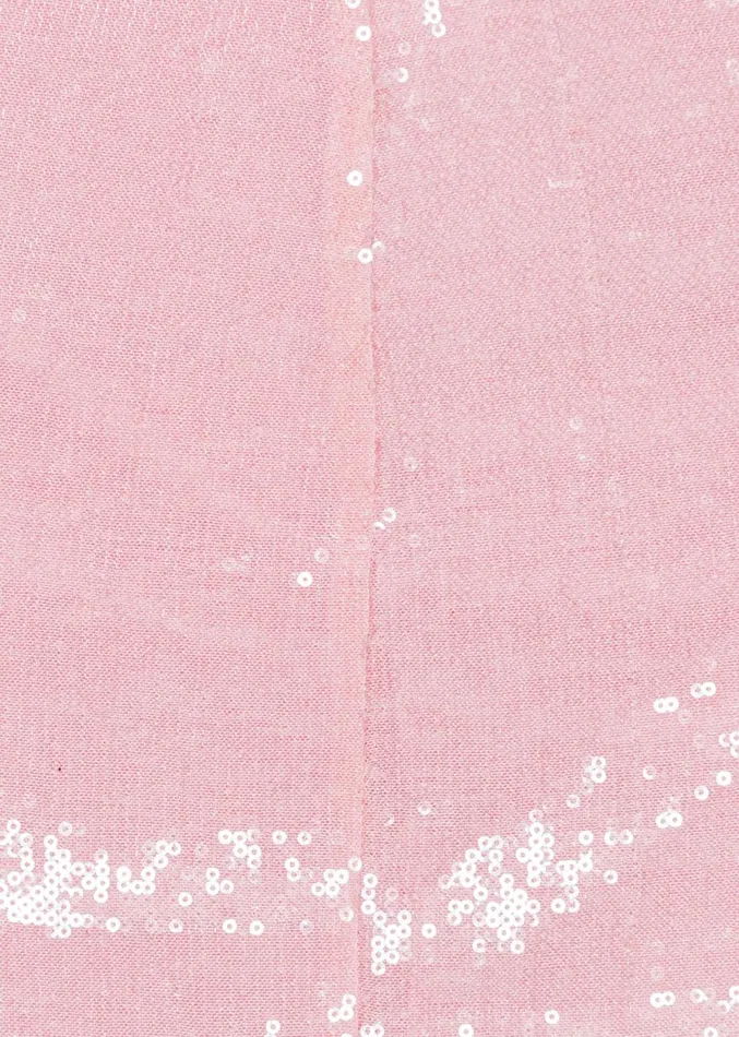 The Frankie Shop ROTATE Sequin Midi Pencil Skirt 8211 Orchid Pink Women Clothing