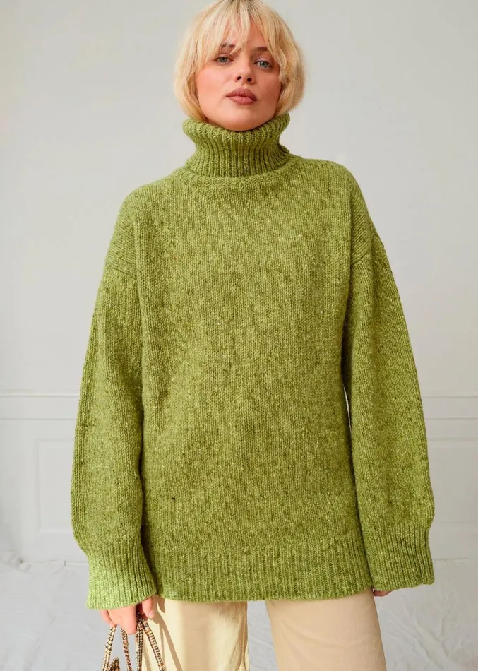 The Frankie Shop Saks Potts Camilla Sweater 8211 Pear Women Knitwear