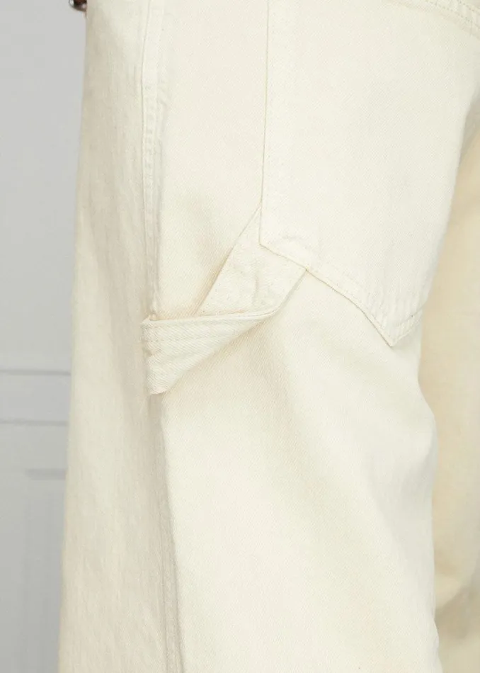 The Frankie Shop Saks Potts Salma Jeans 8211 Beige Women Bottoms