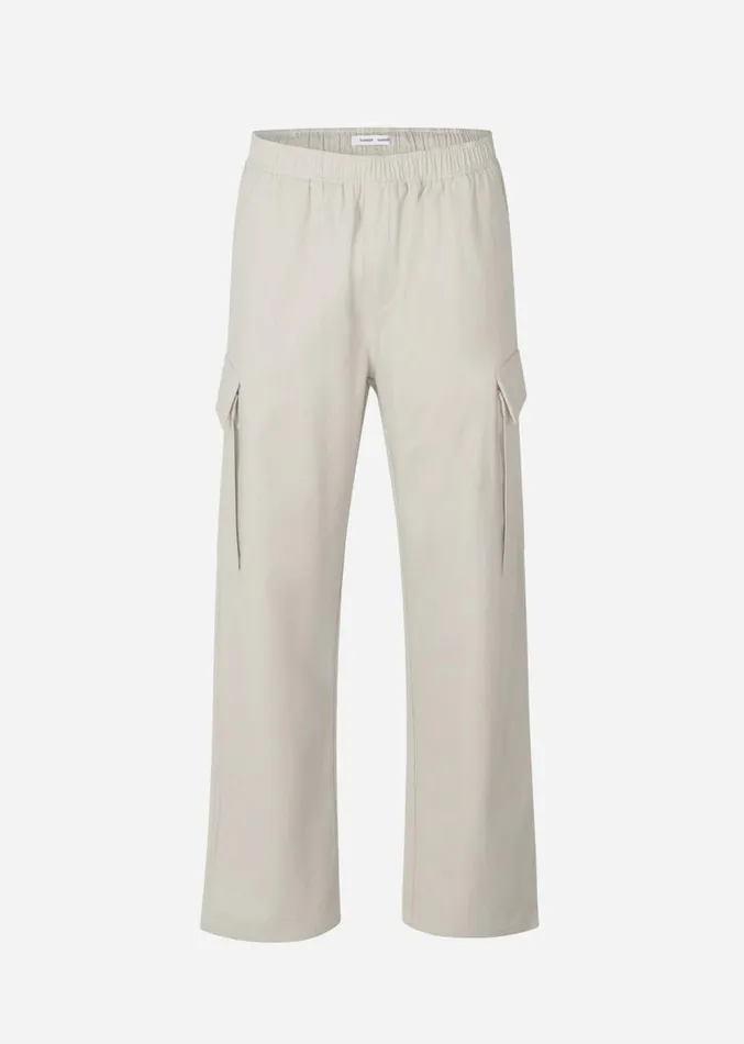 The Frankie Shop Samse and Samse Jabari Cargo Trousers 8211 Oatmeal Men Clothing