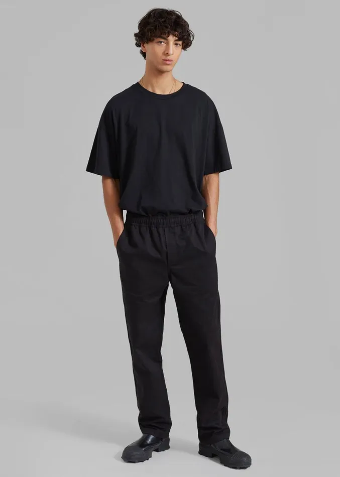 The Frankie Shop Samse and Samse Jabari Trousers 8211 Black Men Bottoms