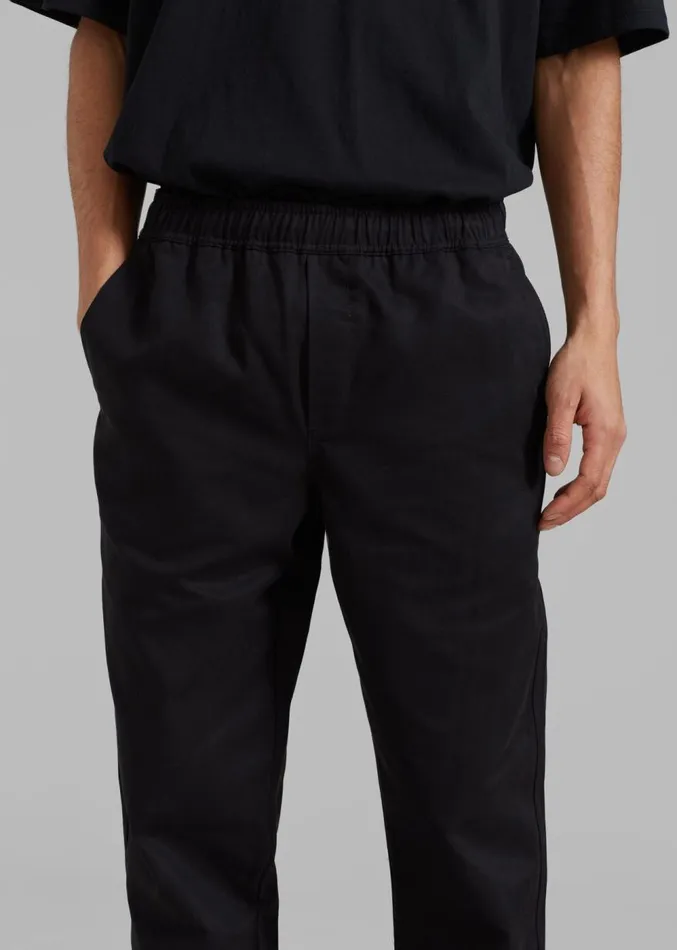 The Frankie Shop Samse and Samse Jabari Trousers 8211 Black Men Bottoms