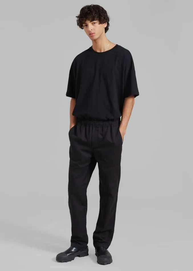 The Frankie Shop Samse and Samse Jabari Trousers 8211 Black Men Bottoms