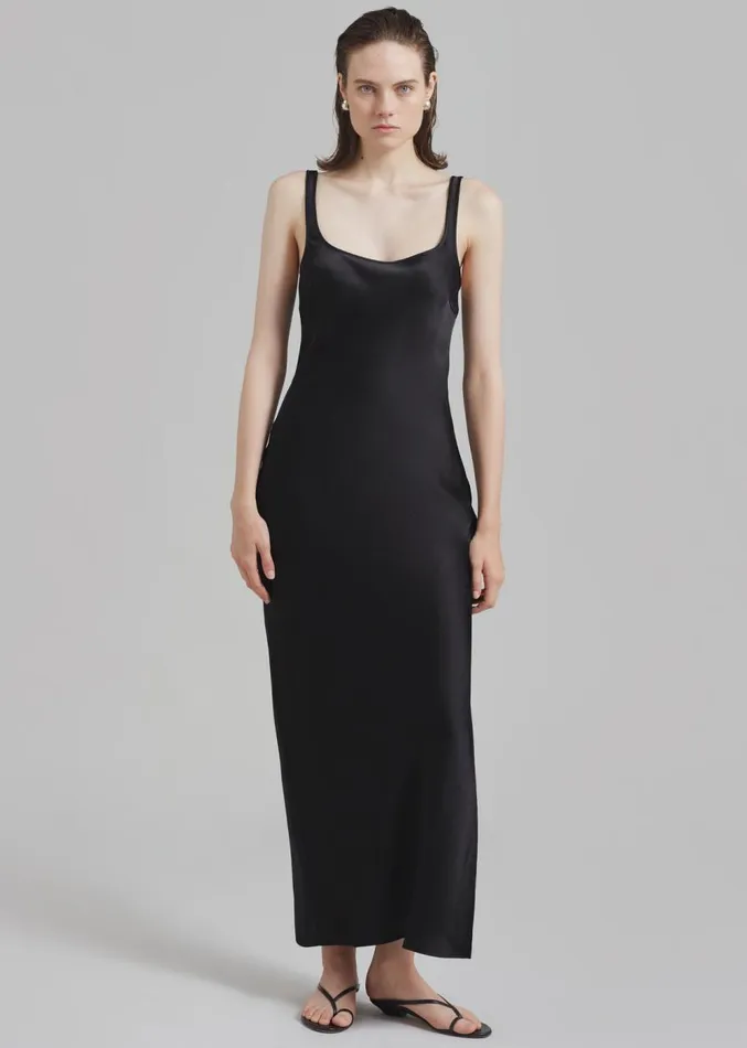 The Frankie Shop Samse Samse Sunna Dress 8211 Phantom Women Dresses