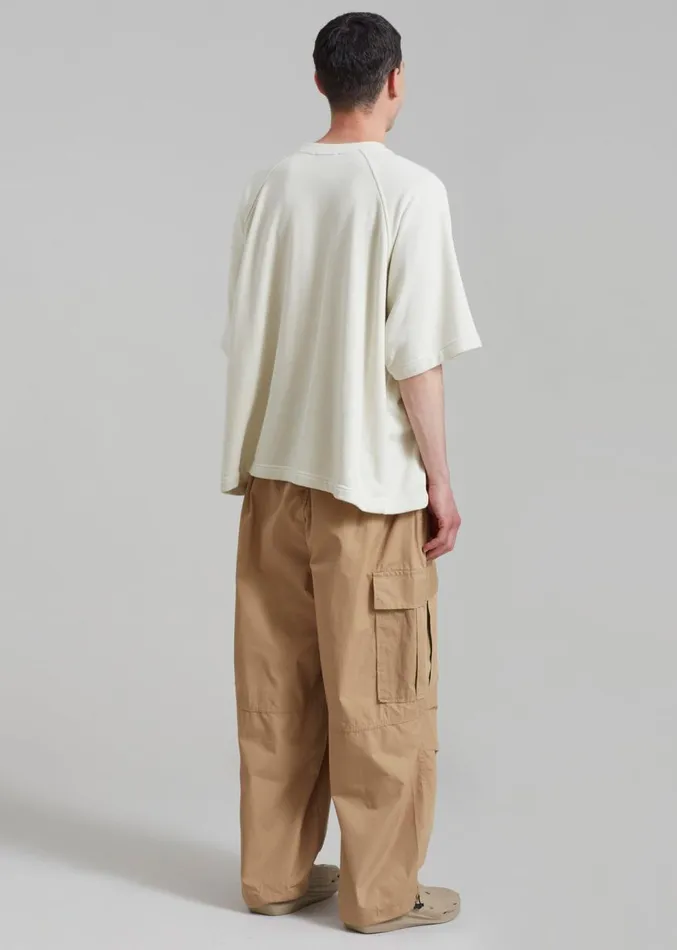 The Frankie Shop Stu Colorblock Cargo Pants 8211 Tan Men Bottoms