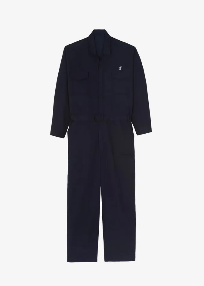 The Frankie Shop TFS Oversized Boiler Suit 8211 Navy WomenMen Jumpsuits