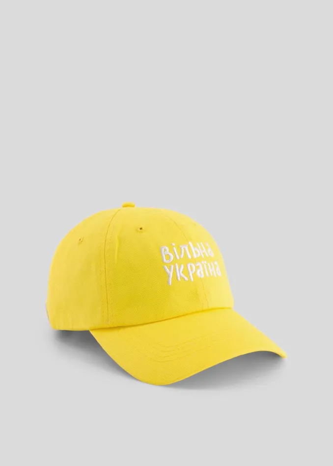 The Frankie Shop The Frankie Shop X Thomas Llu Free Baseball Cap 8211 Yellow MenWomen Accessories