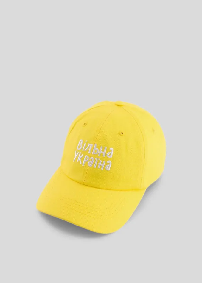 The Frankie Shop The Frankie Shop X Thomas Llu Free Baseball Cap 8211 Yellow MenWomen Accessories