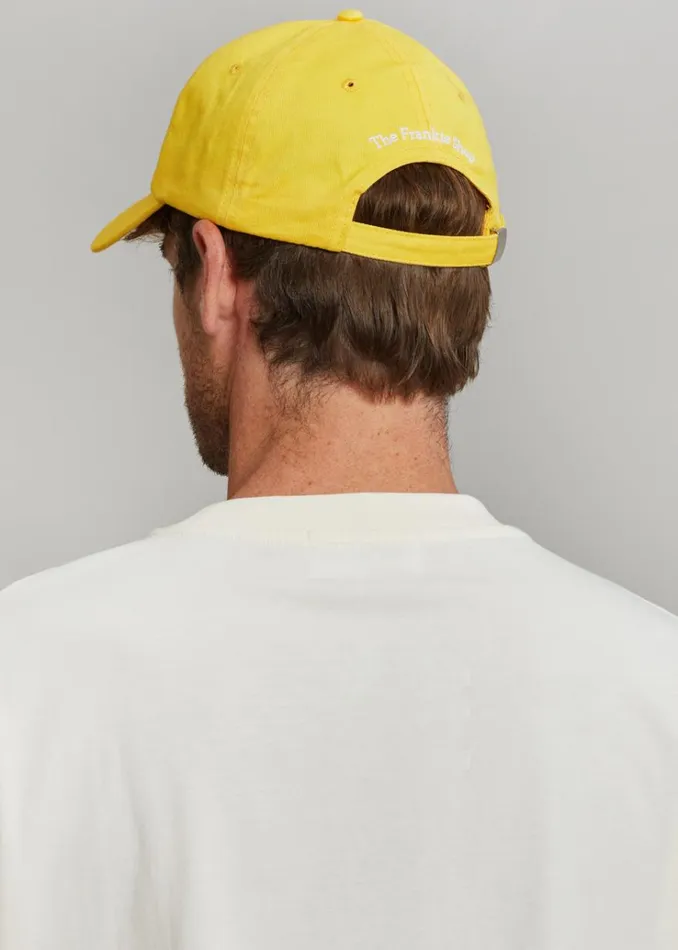 The Frankie Shop The Frankie Shop X Thomas Llu Free Baseball Cap 8211 Yellow MenWomen Accessories