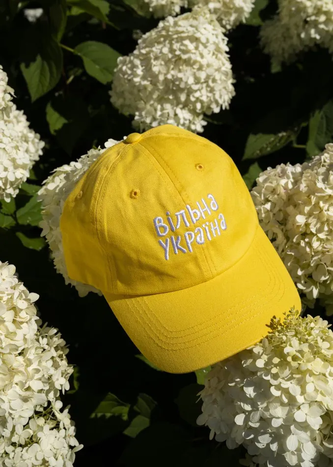 The Frankie Shop The Frankie Shop X Thomas Llu Free Baseball Cap 8211 Yellow MenWomen Accessories