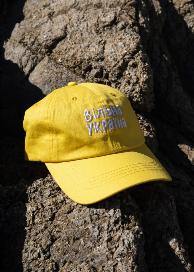 The Frankie Shop The Frankie Shop X Thomas Llu Free Baseball Cap 8211 Yellow MenWomen Accessories