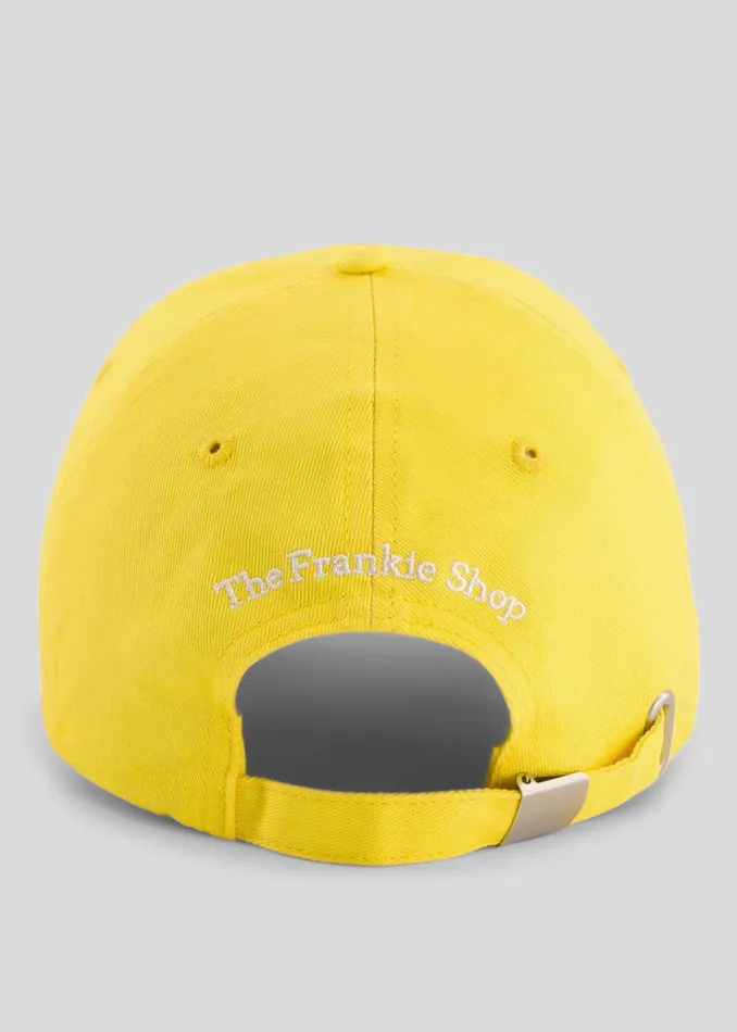 The Frankie Shop The Frankie Shop X Thomas Llu Free Baseball Cap 8211 Yellow MenWomen Accessories
