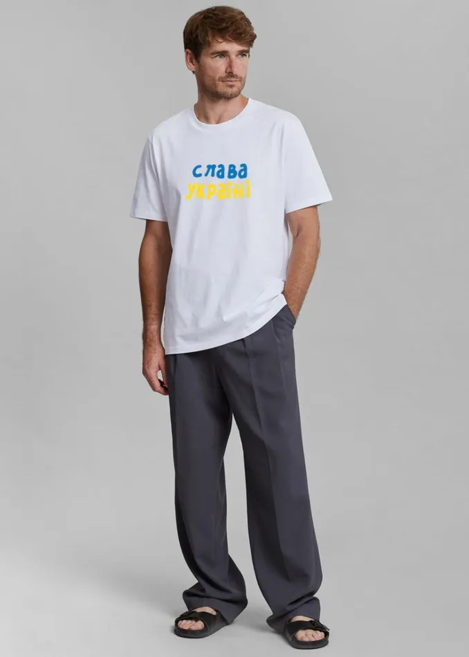 The Frankie Shop The Frankie Shop X Thomas Llu Free TShirt 8211 WhiteMultico WomenMen Tops