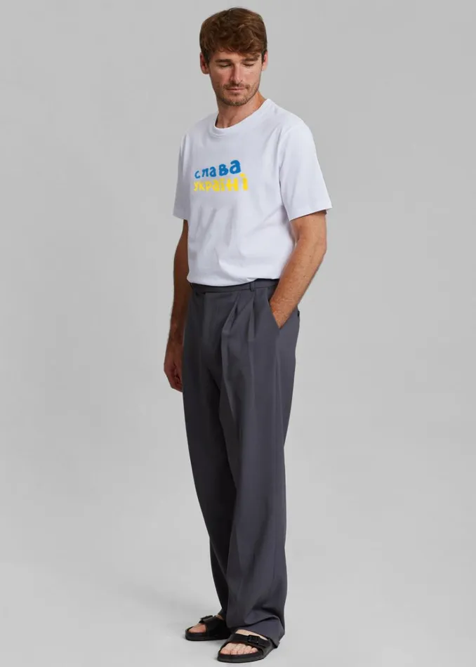 The Frankie Shop The Frankie Shop X Thomas Llu Free TShirt 8211 WhiteMultico WomenMen Tops