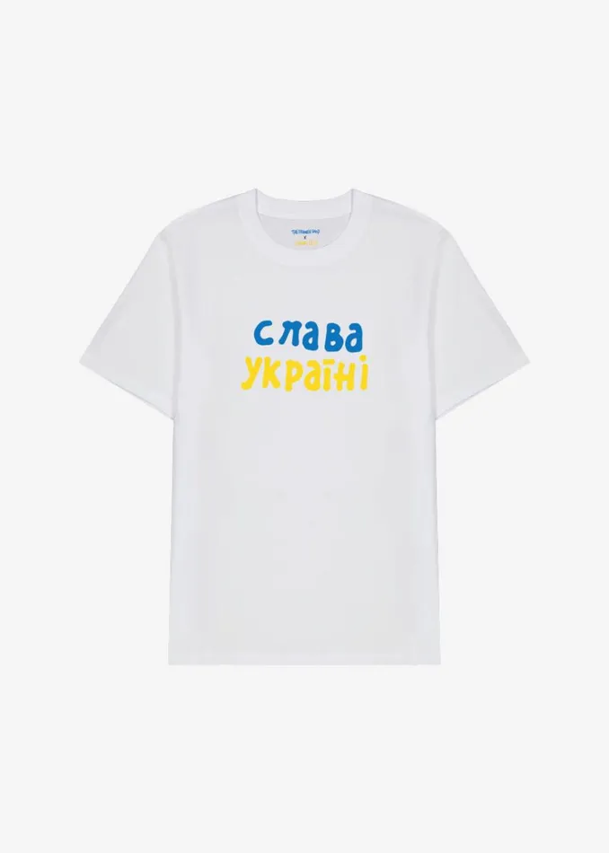 The Frankie Shop The Frankie Shop X Thomas Llu Free TShirt 8211 WhiteMultico WomenMen Tops