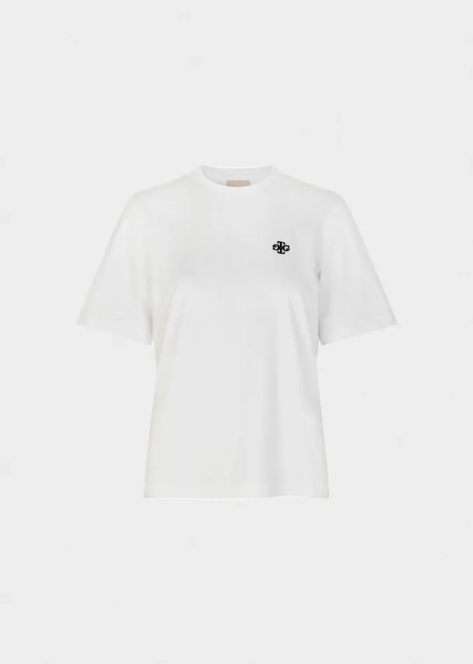 The Frankie Shop The Garment Logo Tee 8211 White Women Clothing