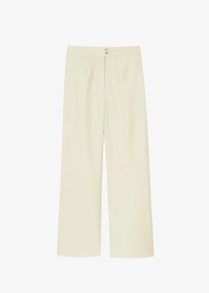 The Frankie Shop Tolko Pants 8211 Pale Yellow Women Bottoms
