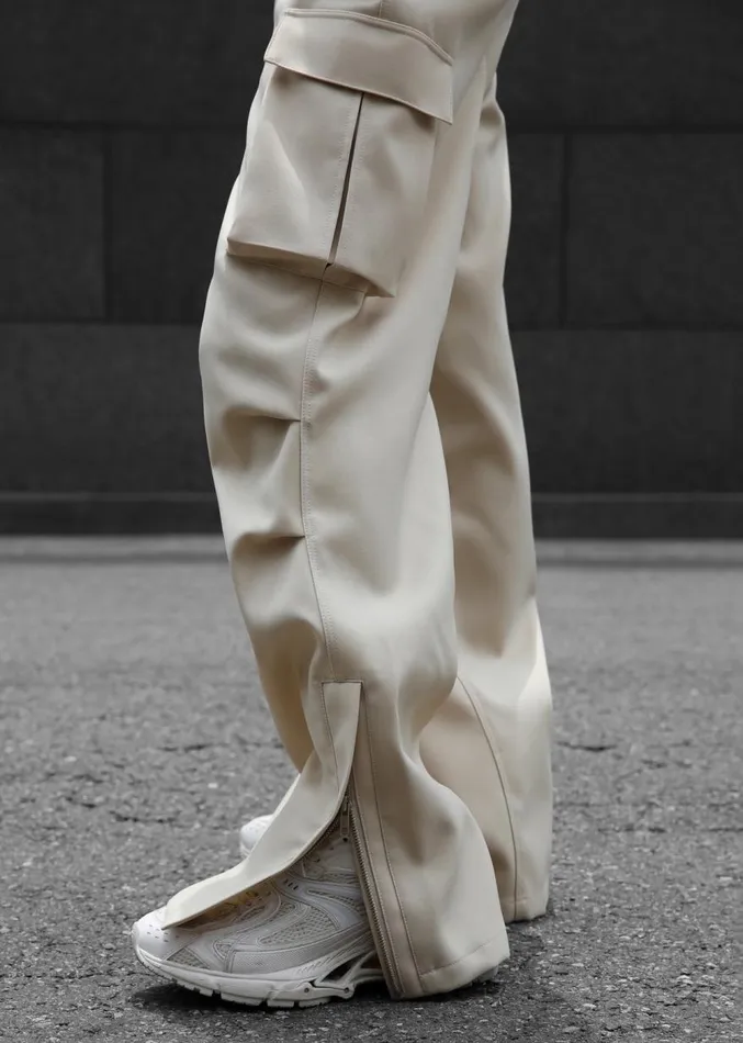 The Frankie Shop Valo Cargo Pants 8211 Beige Women Clothing