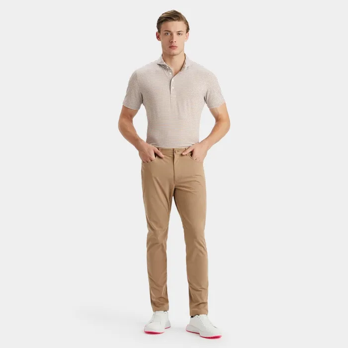 Tour 5 Pocket 4Way Stretch Straight Leg Pant Fawn Men GFORE Pants