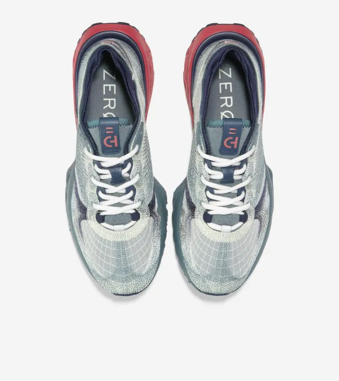 Trainers Men Cole Haan 5ZERGRAND Embrostitch Running Shoes Evening Bluemineral Redstormy Weather Trainers Men Cole Haan 5ZERGRAND Embrostitch Running Shoes Evening Bluemineral Redstormy Weather