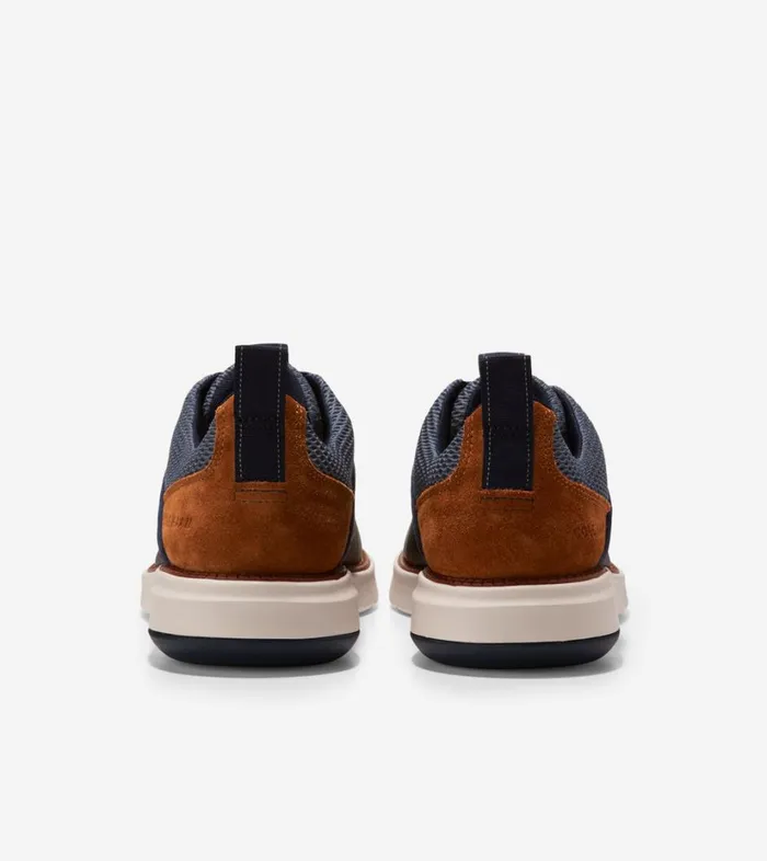 Trainers Men Cole Haan Grand Atlantic Trainer Marine Blue Knitbritish Tan Trainers Men Cole Haan Grand Atlantic Trainer Marine Blue Knitbritish Tan