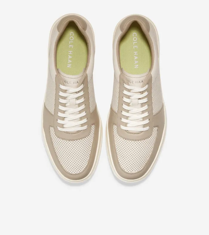 Trainers Men Cole Haan Grand Crosscourt Modern Tennis Sneaker Birchmortar Perforated Leather Trainers Men Cole Haan Grand Crosscourt Modern Tennis Sneaker Birchmortar Perforated Leather