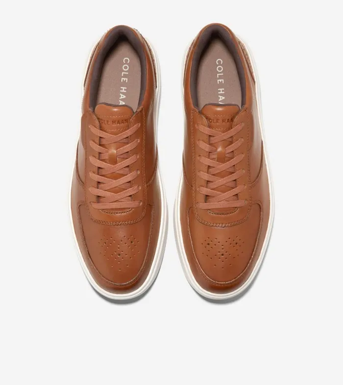 Trainers Men Cole Haan Grand Crosscourt Transition Trainer British Tanivory Trainers Men Cole Haan Grand Crosscourt Transition Trainer British Tanivory